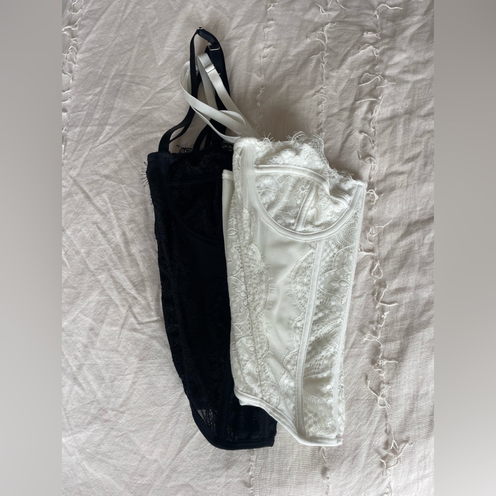 Black & White Corsets